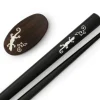 ORYOKI Essstäbchen*Essstäbchen Set mit Ablage "Sanshouo", Ebenholz