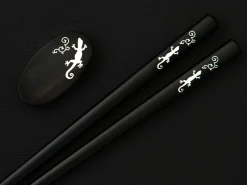 ORYOKI Essstäbchen*Essstäbchen Set mit Ablage 