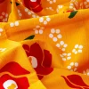 ORYOKI Furoshiki*Furoshiki Tsubaki, orange, 90 cm