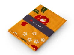 ORYOKI Furoshiki*Furoshiki Tsubaki, orange, 90 cm