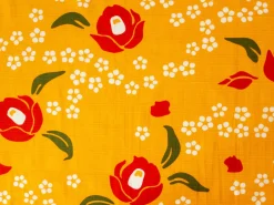 ORYOKI Furoshiki*Furoshiki Tsubaki, orange, 90 cm