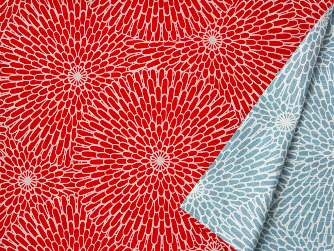 ORYOKI Furoshiki*Geschenkset Chiyogami mit Furoshiki Isamari, doppelseitig