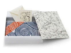 ORYOKI Furoshiki*Geschenkset Chiyogami mit Furoshiki Ikioi, doppelseitig