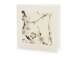 ORYOKI Furoshiki*Geschenkset Chiyogami mit Furoshiki Kiri Karakusa L