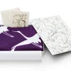 ORYOKI Furoshiki*Geschenkset Chiyogami mit Furoshiki Kuren M, lila