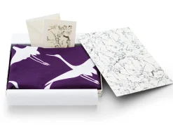 ORYOKI Furoshiki*Geschenkset Chiyogami mit Furoshiki Kuren L, lila