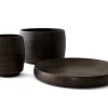 ORYOKI Lacquerware*Geschirr-Set Turari Wan Sara schwarz