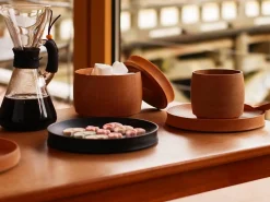 ORYOKI Lacquerware*Geschirr-Set Turari Wan Sara schwarz