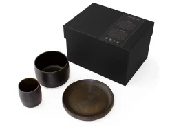 ORYOKI Lacquerware*Geschirr-Set Turari Wan Sara schwarz