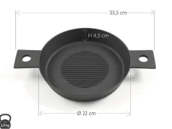 ORYOKI Gusseisenpfannen*Gusseisen Grillpfanne DUO