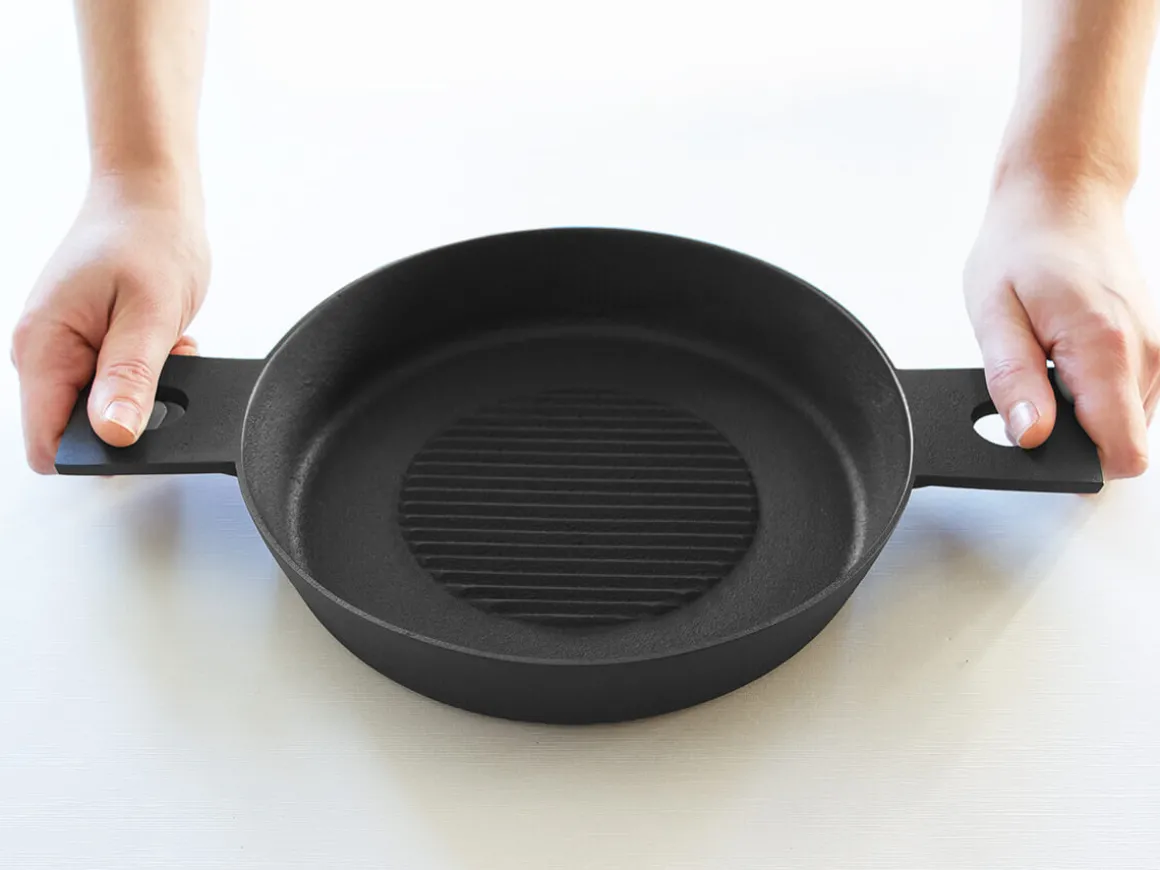 ORYOKI Gusseisenpfannen*Gusseisen Grillpfanne DUO