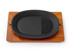 ORYOKI Gusseisenpfannen*Gusseisen Grillpfanne Oval