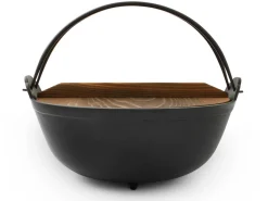 ORYOKI Gusseisentöpfe*Gusseisen Topf Nabe, Sukiyaki Pfanne, Ø 33 cm