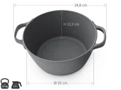 ORYOKI Gusseisentöpfe*Gusseisen TopfOIGEN, 2 Grössen
