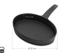 ORYOKI Gusseisenpfannen*Gusseisenpfanne Kamasada, Oval