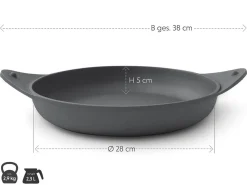 ORYOKI Gusseisenpfannen*Gusseisenpfanne NakedPan, Ø 28 cm, OIGEN