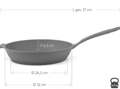 ORYOKI Gusseisenpfannen*Gusseisenpfanne Solitto, 30cm
