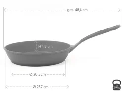 ORYOKI Gusseisenpfannen*Gusseisenpfanne Solitto, 24cm