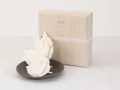 ORYOKI HA KO Paper Incense*HA KO 03, Paper Incense, Box 8 Blatt mit Räucherschale