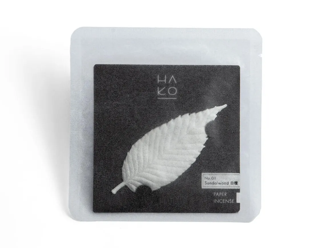 ORYOKI HA KO Paper Incense*HA KO Paper Incense No. 1 Sandalwood, 1 Blatt