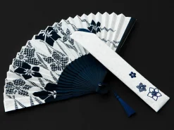 ORYOKI Handfächer*Handfächer Aihitoe Shiro, weiß