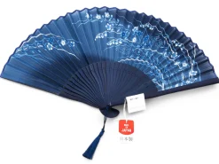 ORYOKI Handfächer*Handfächer Aino-cho, Blau