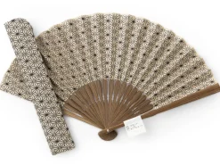 ORYOKI Handfächer*Handfächer Asanoha, Beige