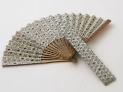 ORYOKI Handfächer*Handfächer Asanoha, Beige