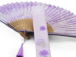 ORYOKI Handfächer*Handfächer Kiyoshisakura, Lila