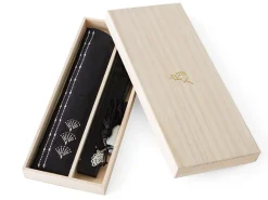 ORYOKI Handfächer*Handfächer Raundo nidoru sensu, schwarz, für Herren