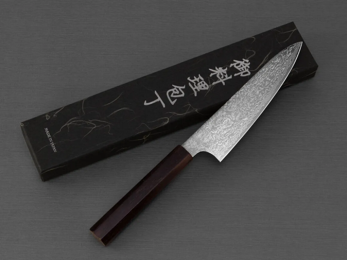 ORYOKI Petty Messer|Damastmesser*Hatsukokoro Ginga34 Petty 150, ATS-34