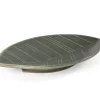 ORYOKI Sushi Teller|Japanisches Porzellan*HAZARA Leaf Banryoku, Keramik-Schale, grün