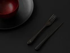 ORYOKI Essstäbchen|Holzschalen*Holz Butter-Messer L, Ebony