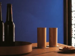 ORYOKI Holzschalen|Lacquerware*Holztablett Sen, Ø 30 cm, braun