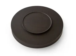 ORYOKI Lacquerware|Teegeschirr*Holztablett Sen, Ø 30 cm, schwarz