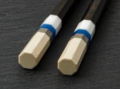 ORYOKI Essstäbchen*Japanische Essstäbchen Aoyama Blue, Ebenholz, mit Ablage