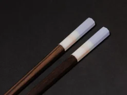 ORYOKI Essstäbchen*Japanische Essstäbchen LA Coast, Ebenholz, mit Ablage