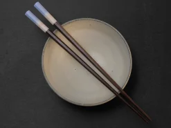 ORYOKI Essstäbchen*Japanische Essstäbchen LA Coast, Ebenholz, mit Ablage