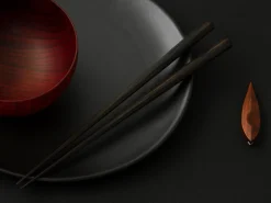 ORYOKI Essstäbchen*Japanische Essstäbchen Senren ebony, Ebenholz