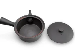 ORYOKI Japanische Teekannen|Teegeschirr*Japanische Kyusu Sencha 320, Banko Yaki, 320 ml, schwarz