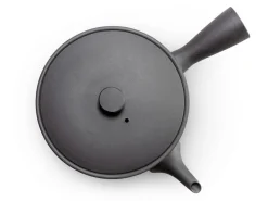 ORYOKI Japanische Teekannen|Teegeschirr*Japanische Kyusu Sencha 320, Banko Yaki, 320 ml, schwarz
