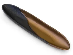 ORYOKI Japanisches Porzellan*Japanische Servierschale Sou, schwarz-gold, 2 Größen