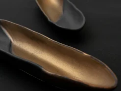 ORYOKI Japanisches Porzellan*Japanische Servierschale Sou, schwarz-gold, 2 Größen