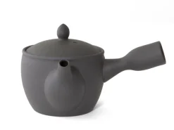 ORYOKI Japanische Teekannen|Teegeschirr*Japanische Teekanne Fuyou Kurokusube, Banko Yaki, 190 ml