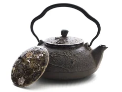 ORYOKI Japanische Teekannen|Teekanne Gusseisen*Japanische Teekanne Gusseisen Plum, 0,5 L