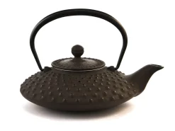 ORYOKI Japanische Teekannen|Teekanne Gusseisen*Japanische Teekanne Gusseisen Hira Arare, 0,5 l, Braun