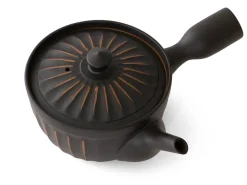 ORYOKI Japanische Teekannen|Teegeschirr*Japanische Teekanne Kiku Kokudei, Banko Yaki, 230 ml