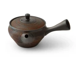 ORYOKI Japanische Teekannen|Teegeschirr*Japanische Teekanne Sujime Hira, 120 ml, Keramiksieb