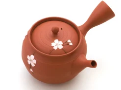 ORYOKI Japanische Teekannen|Teegeschirr*Japanische Teekanne Tokoname Sakura Momo mit Geschenkbox