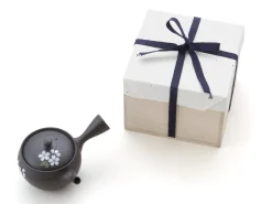 ORYOKI Japanische Teekannen|Teegeschirr*Japanische Teekanne Tokoname Sakuramit Geschenkbox